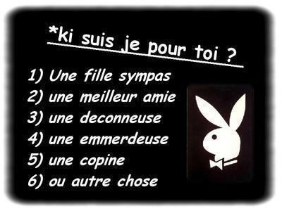 qui on est pour toi ?